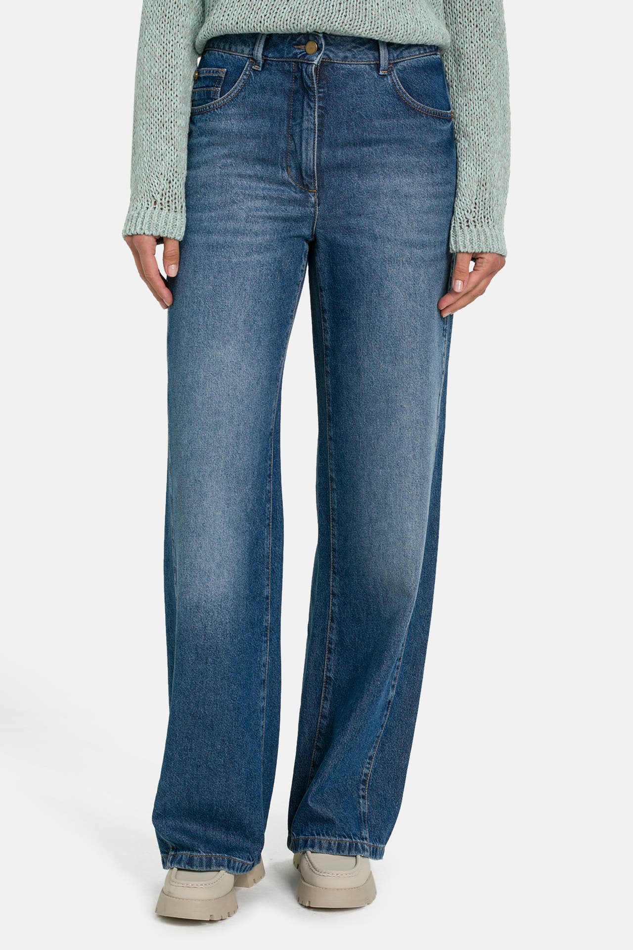 LUISA CERANO Jeans mittelblau blau, Bild 1