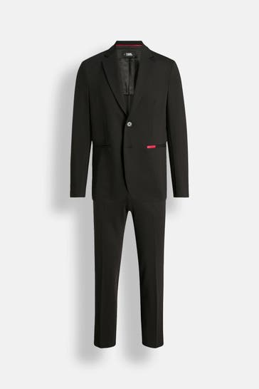KARL LAGERFELD Anzug schwarz