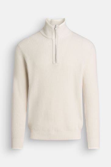 MARC O'POLO Strick-Troyer weiß