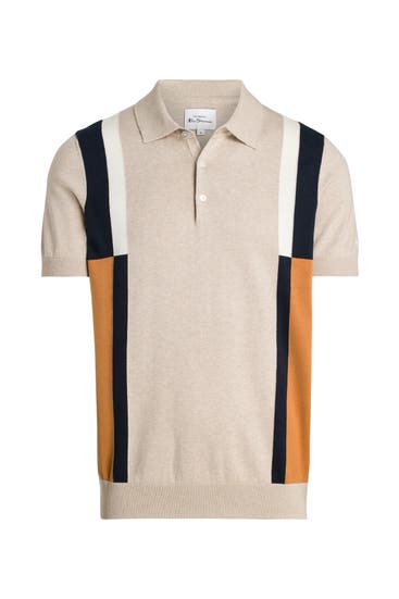 BEN SHERMAN - Strick-Polo mehrfarbig