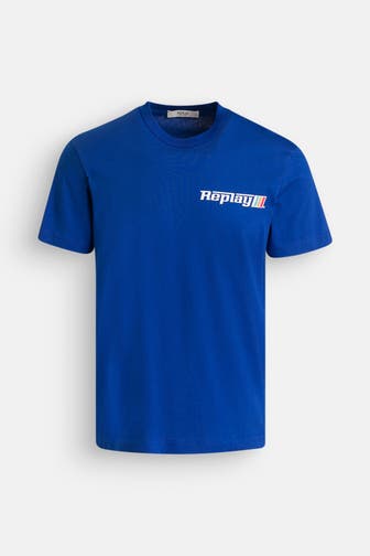 REPLAY T-Shirt '25aug' königsblau