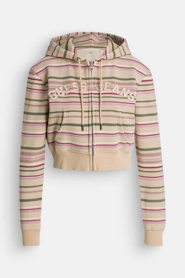 GUESS Sweatjacke gestreift
