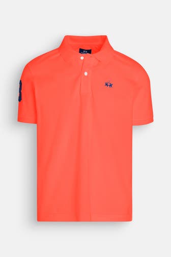 LA MARTINA Polo-Shirt dunkelorange
