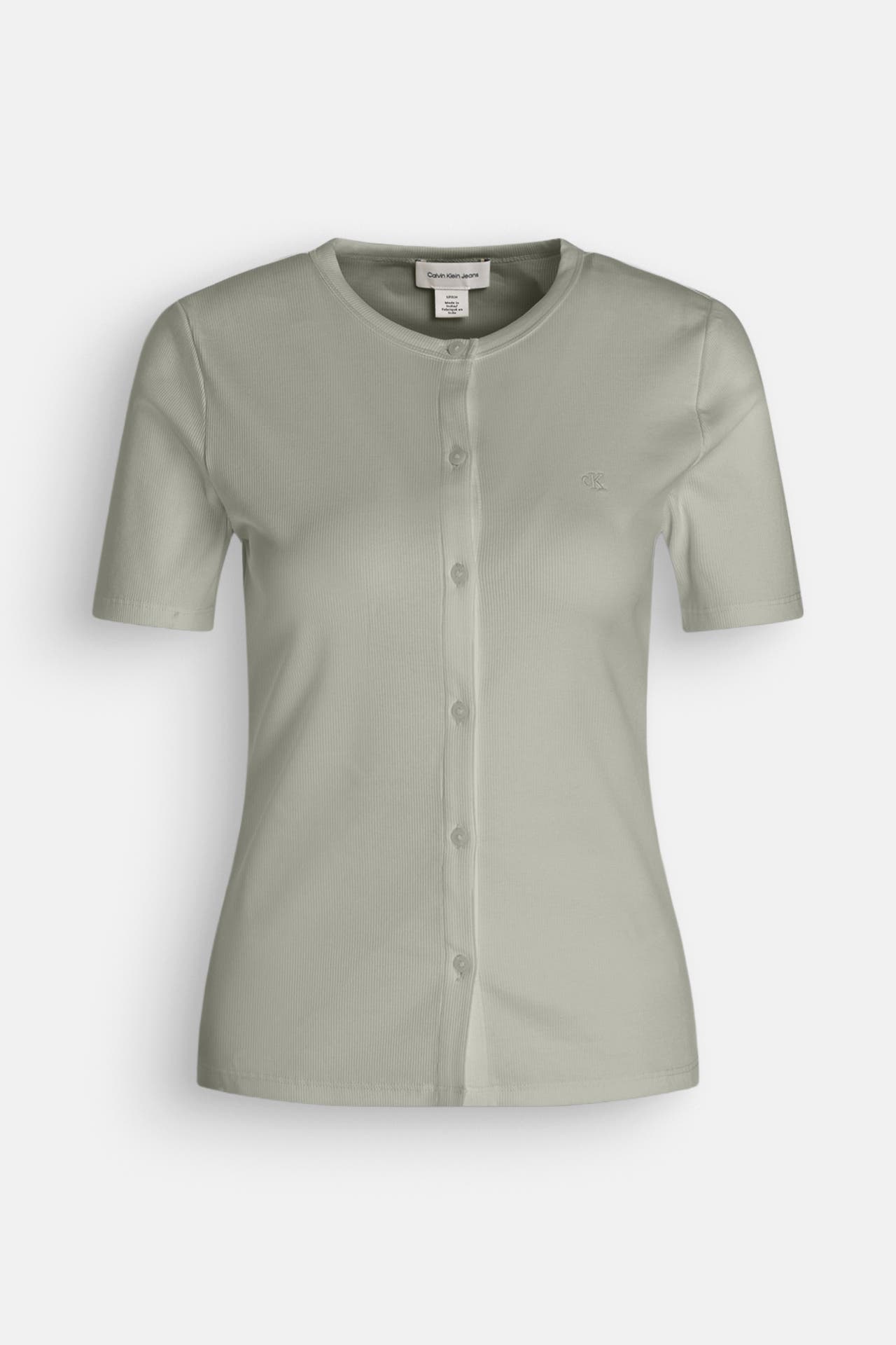 CALVIN KLEIN T-Shirt graugrün, Bild 1