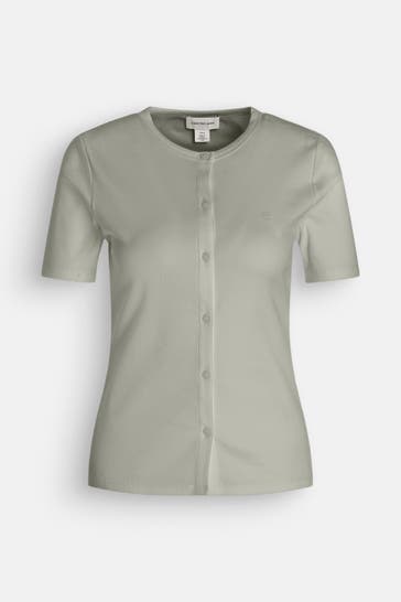 CALVIN KLEIN T-Shirt graugrün