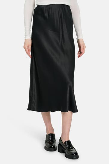 S.OLIVER BLACK LABEL Satinrock schwarz