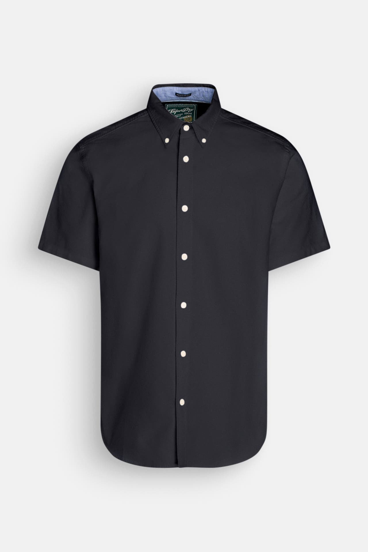 SUPERDRY Kurzarmhemd nachtblau Regular Fit, Bild 1
