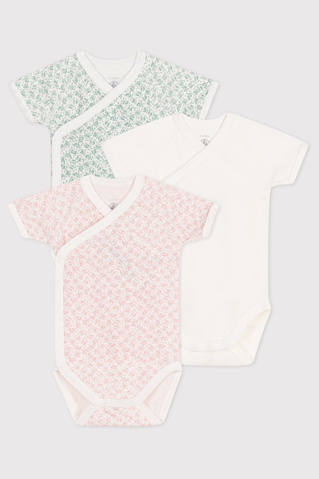 PETIT BATEAU 3er-Pack Bodies mehrfarbig, Bild 1
