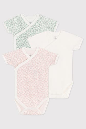 PETIT BATEAU 3er-Pack Bodies mehrfarbig