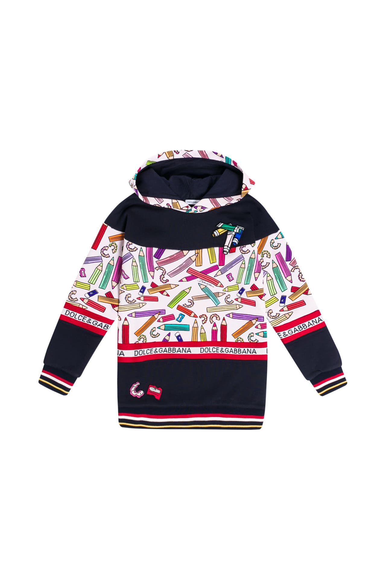 Hoodie gemustert D G KIDS g nstig online kaufen Outletcity