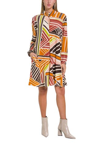 MARC CAIN Kleid gemustert