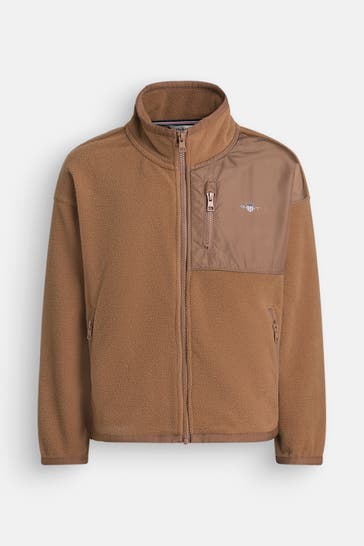GANT Fleecejacke braun