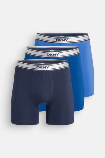 DKNY 3er-Pack Boxer Trunks 'Opelika' blau