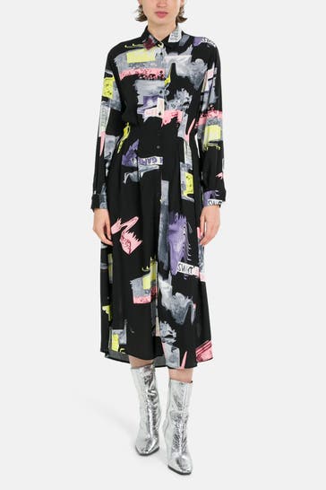 DESIGUAL Midikleid 'Percy' gemustert