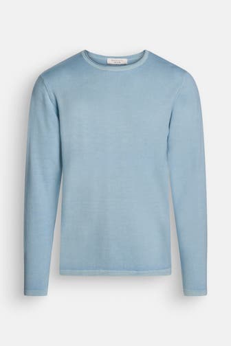 WOOL & CO Wollpullover hellblau