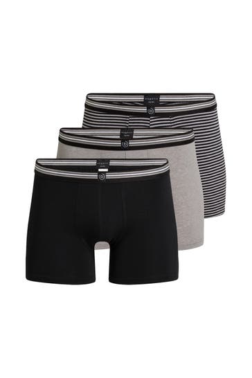 BUGATTI 3er-Pack Boxer Trunks zweifarbig