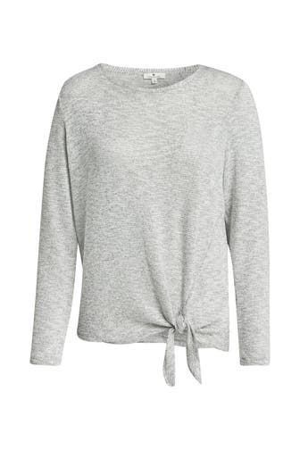 TOM TAILOR Strickpullover hellgrau