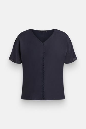 LUISA CERANO Blusenshirt dunkelblau