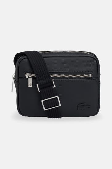 LACOSTE Umhängetasche schwarz