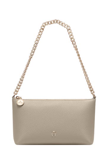 AIGNER Schultertasche greige