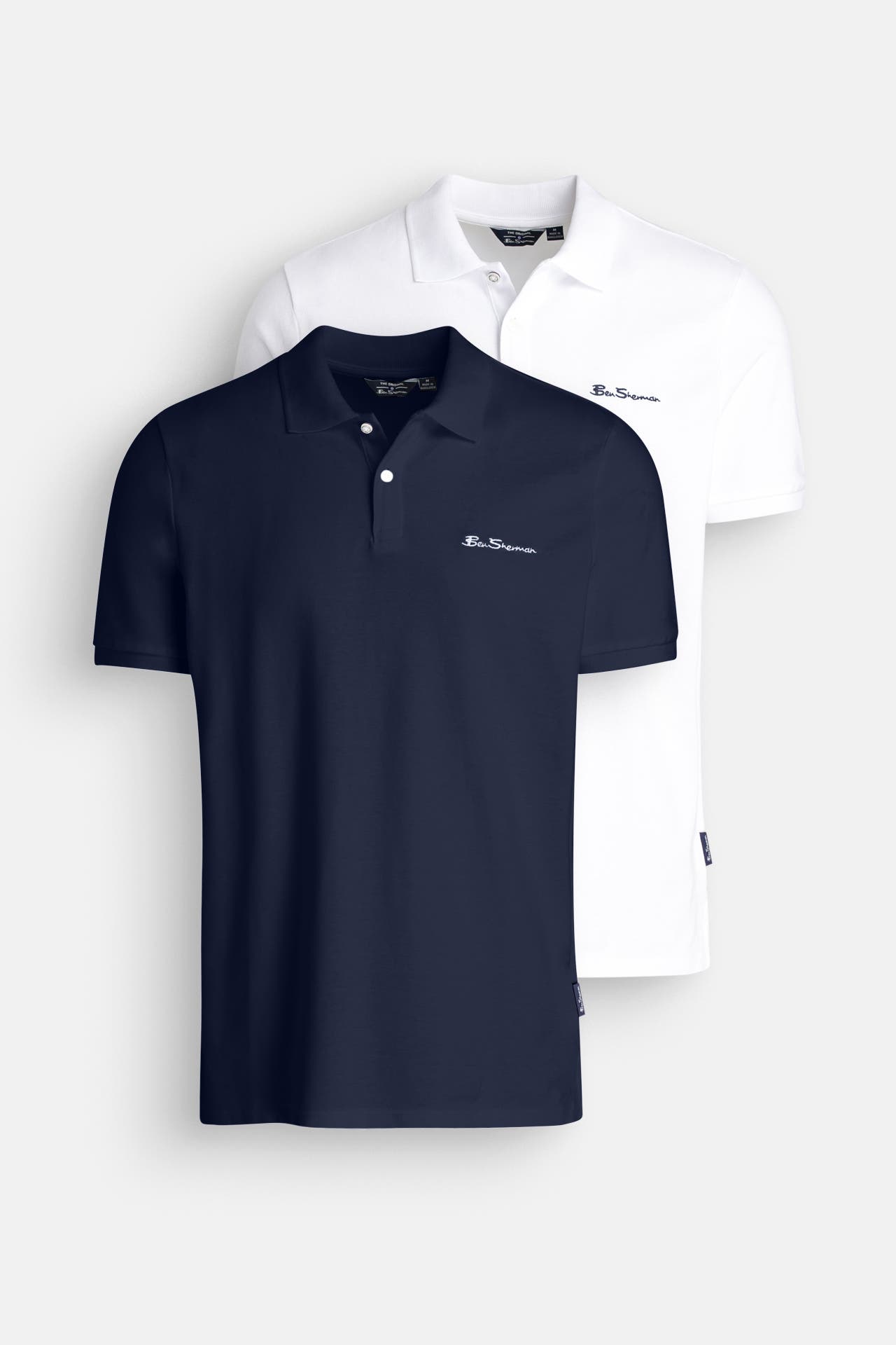 BEN SHERMAN 2er-Pack Polo-Shirts mehrfarbig, Bild 1