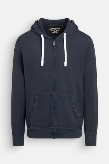 SUPERDRY Sweatjacke dunkelblau