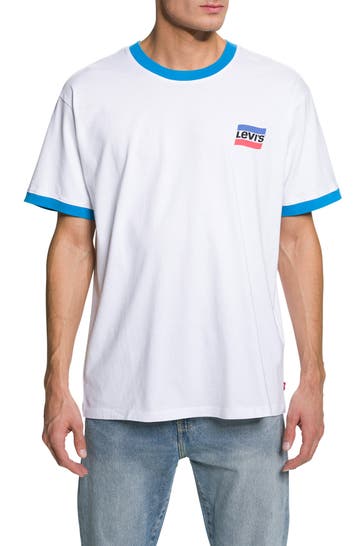 LEVI'S® T-Shirt 'Ringer Waving' unisex