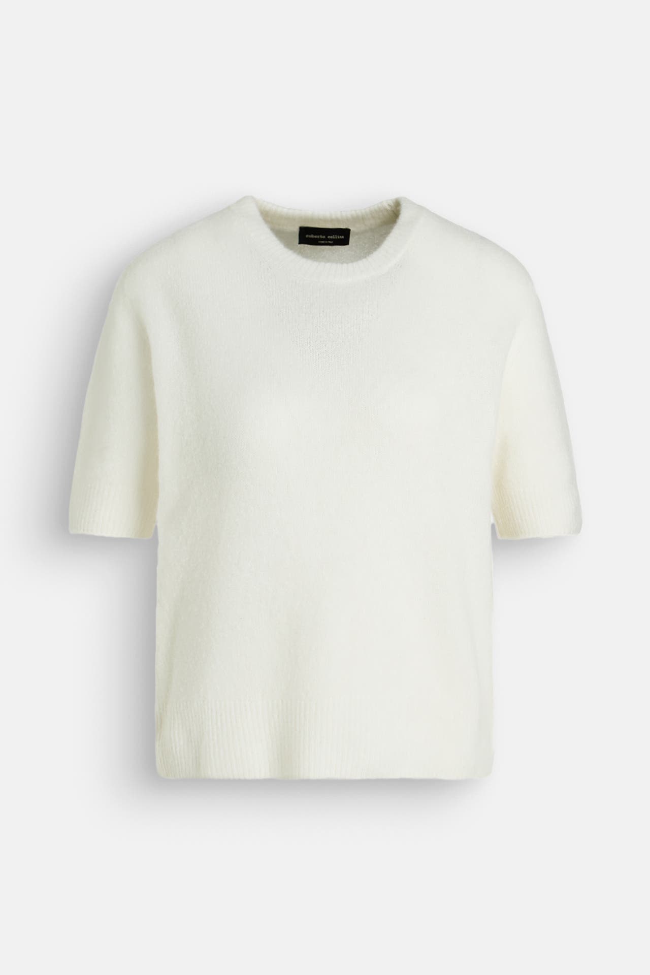 ROBERTO COLLINA Kaschmirmix-Shirt vanille, Bild 1