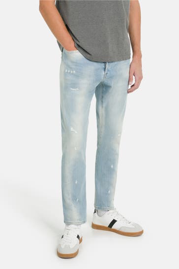 ELIAS RUMELIS Jeans hellblau tapered