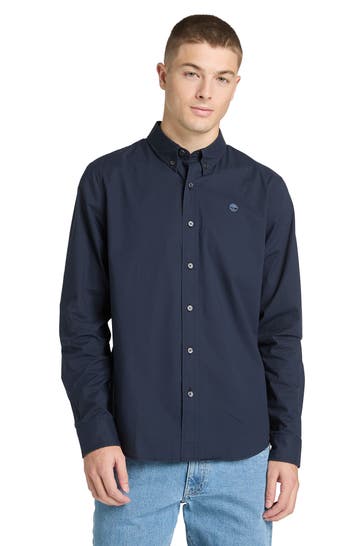 TIMBERLAND Casual-Hemd dunkelblau