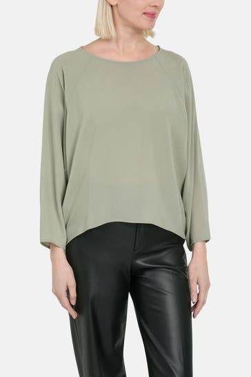 DRYKORN Blusenshirt 'Nialini' salbeigrün