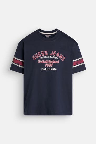 GUESS T-Shirt dunkelblau