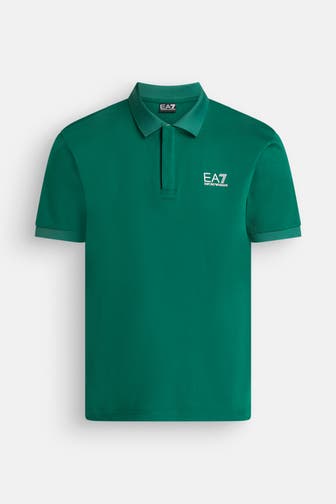 EA7 Polo-Shirt tannengrün