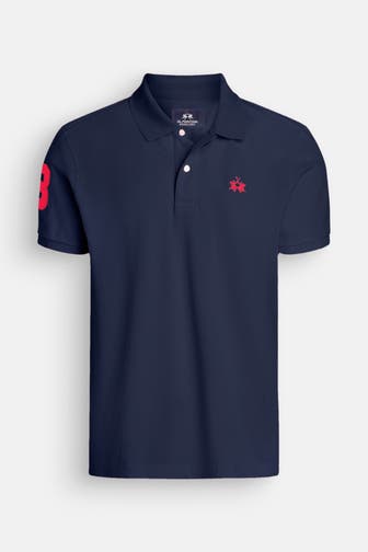 LA MARTINA Polo-Shirt nachtblau