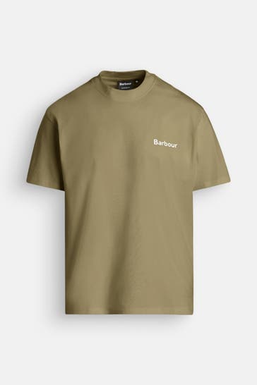 BARBOUR T-Shirt 'Camber' oliv