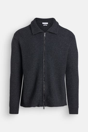 DANIELE FIESOLI Wollmix-Cardigan grau