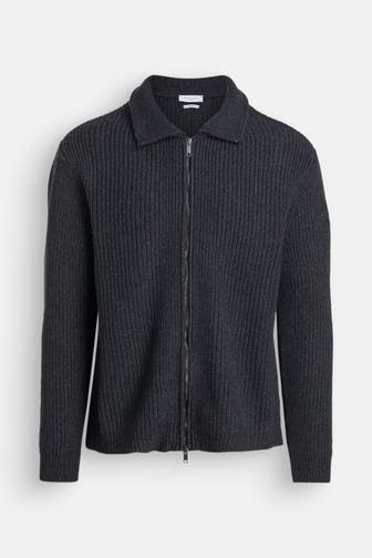 DANIELE FIESOLI Wollmix-Cardigan grau