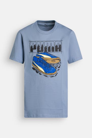 PUMA T-Shirt graublau