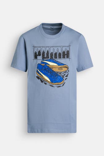 PUMA T-Shirt graublau
