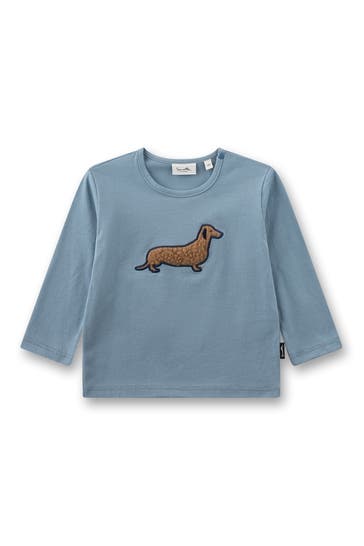 SANETTA Longsleeve taubenblau