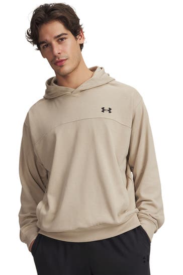 UNDER ARMOUR 'Rival' Hoodie in beige