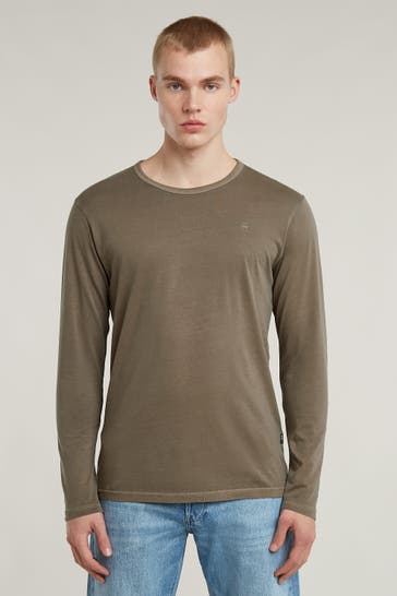 G-STAR Brown long-sleeved top