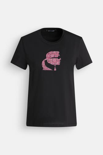 KARL LAGERFELD T-Shirt schwarz