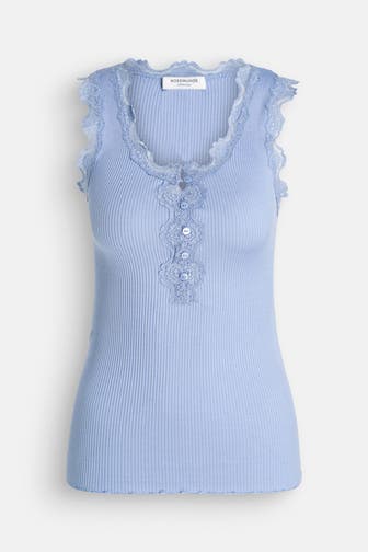 ROSEMUNDE Seidenmix-Top 'Beatha' hellblau