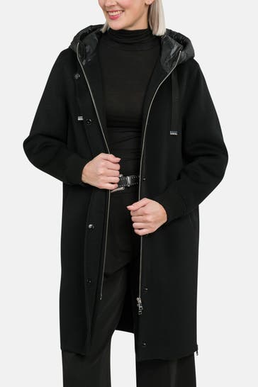 MABRUN Wollmix-Mantel schwarz