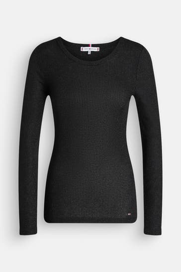 TOMMY HILFIGER Longsleeve schwarz