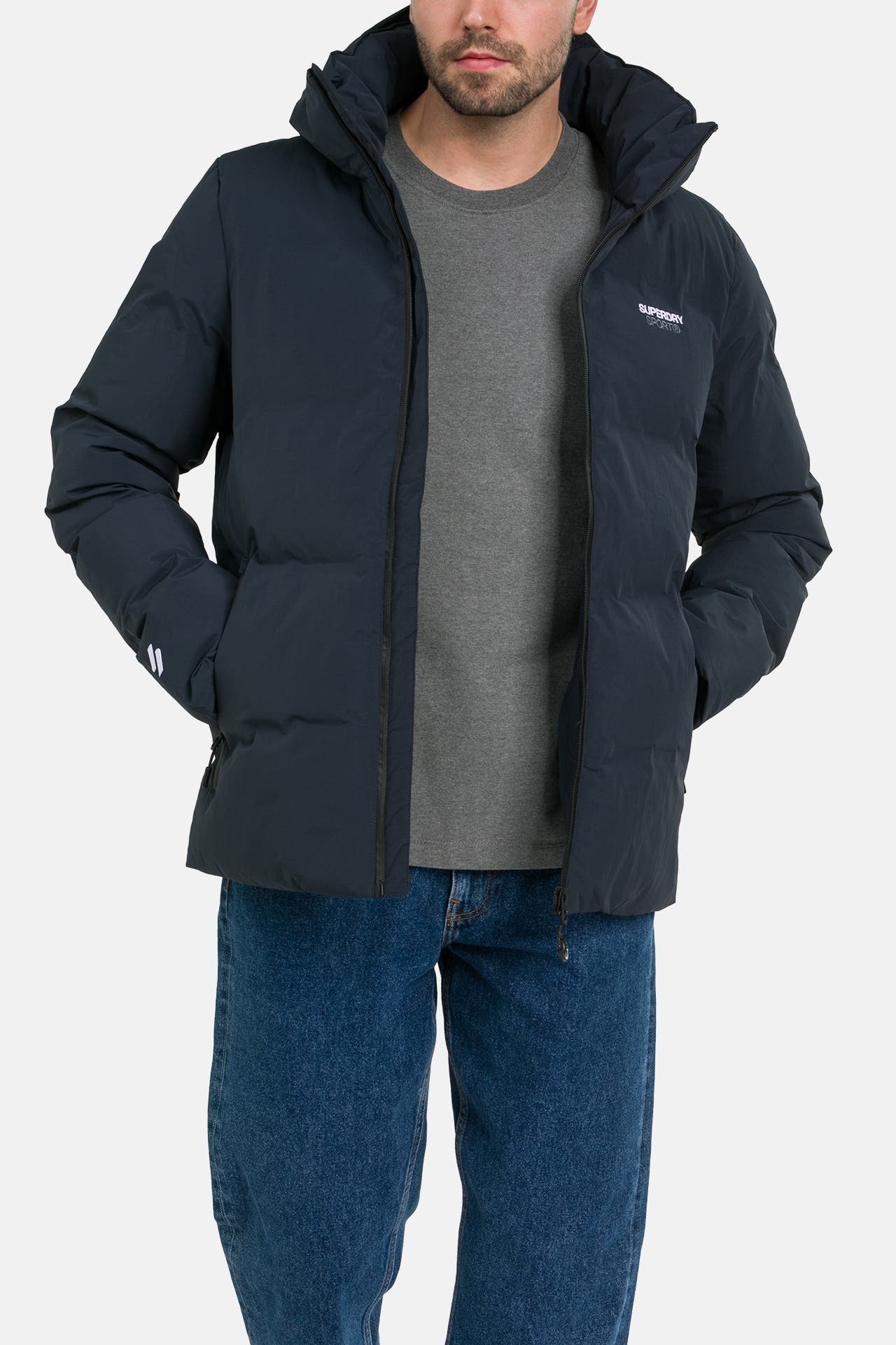 SUPERDRY Steppjacke blau, Bild 1