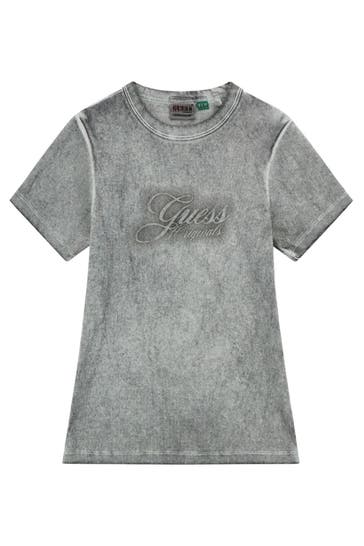 GUESS T-Shirt grau meliert