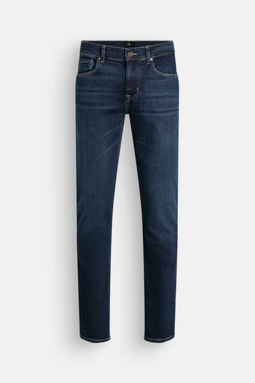 7 FOR ALL MANKIND Jeans dunkelblau slim