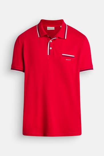 GANT Polo-Shirt rot